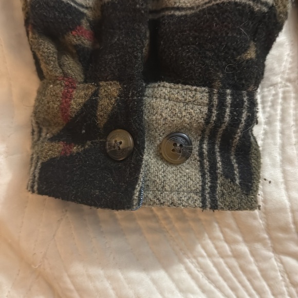 Vintage Schmidt Fleece Overshirt Southwest Pattern - Picture 7 of 8